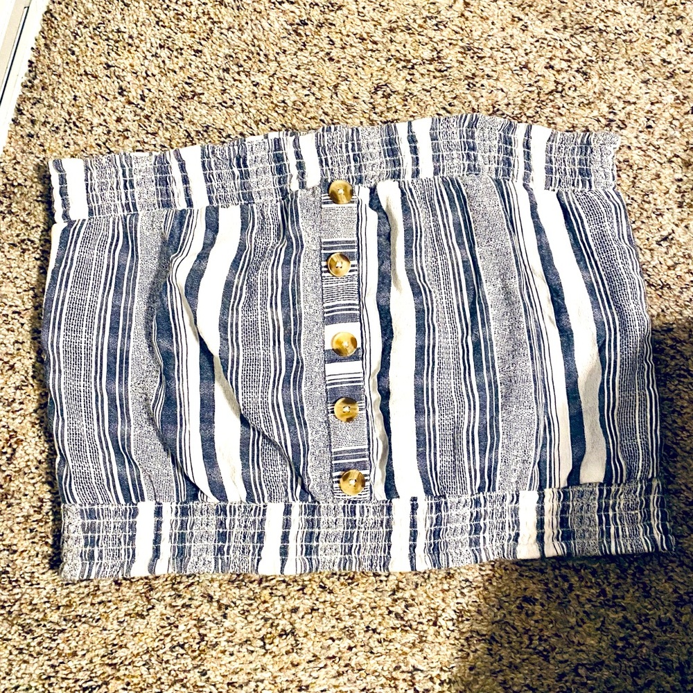 Willow & Root Striped Tube Top